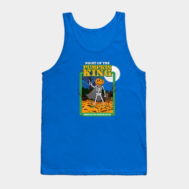 Night of the Pumpkin King Tank Top by Justanos